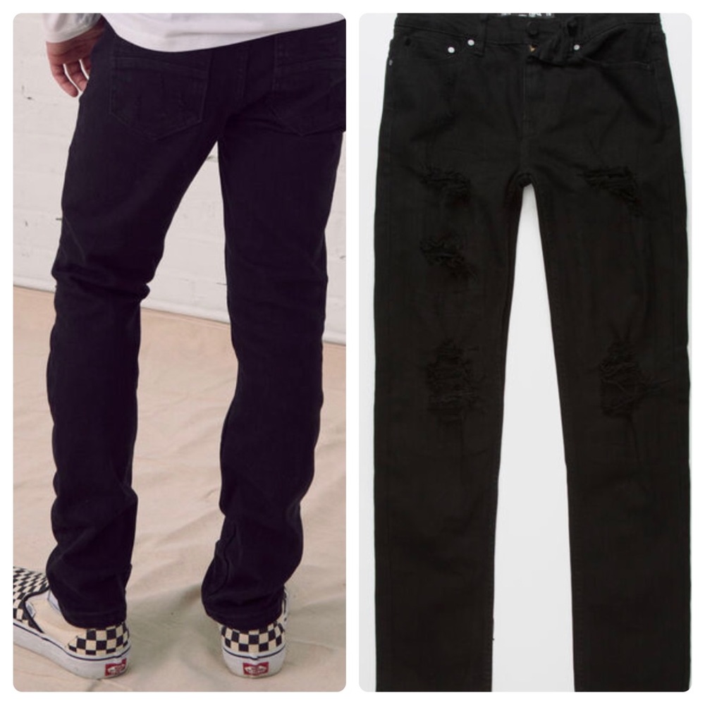 Boys black RSQ jeans! Size 14. Super skinny!